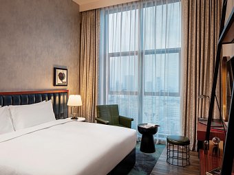 DoubleTree by Hilton Dubai M Square - Wohnbeispiel 1 Bedroom Apartment with Burj Khalifa View (Zimmercodierung AB1)