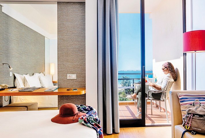 Pestana Dom João II Beach & Golf Resort - Wohnbeispiel Doppelzimmer Deluxe (Zimmercodierungen DD3 & DC1)