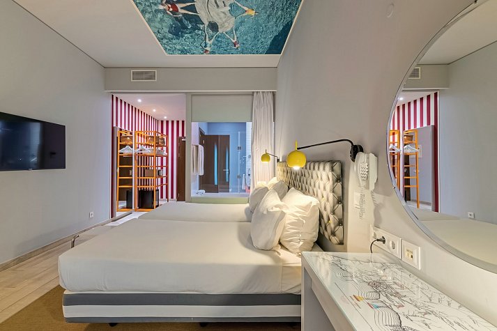 Pestana Alvor South Beach - Wohnbeispiel Doppelzimmer Superior Deluxe Poolblick (Zimmercodierungen DSP & DC2)
