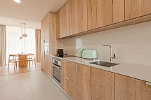 White Shell Beach Villas - Beispiel Küche Appartement (Zimmercodierung AB1)