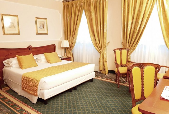 Hotel Berchielli - Wohnbeispiel Doppelzimmer Classic (Zimmercodierung DB1)