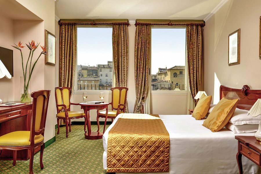 Hotel Berchielli - Wohnbeispiel Doppelzimmer Deluxe (Zimmercodierung DD1)