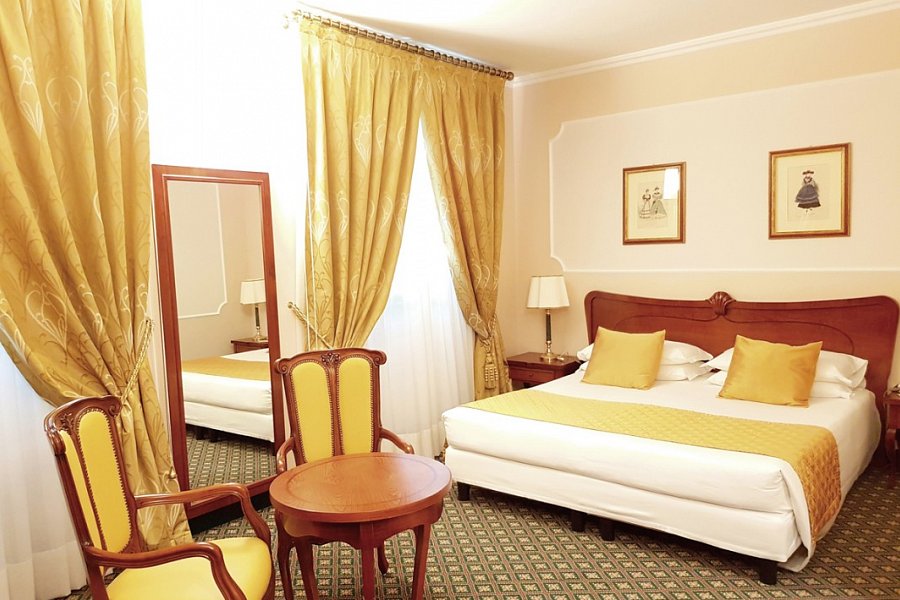 Hotel Berchielli - Wohnbeispiel Doppelzimmer Classic (Zimmercodierung DB1)