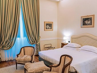 Hotel Kraft - Wohnbeispiel Doppelzimmer Superior Balkon (Zimmercodierung DS1)