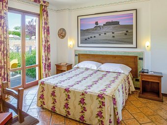 Hotel Sovestro - Wohnbeispiel Doppelzimmer (Zimmercodierung DB1)