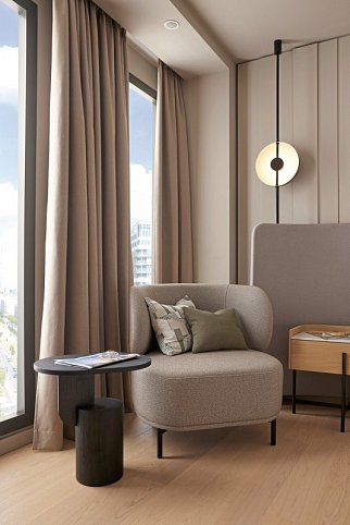 ATLANTIC Hotel Frankfurt - Wohnbeispiel Doppelzimmer Komfort (Zimmercodierung DF1)