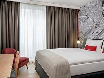 IntercityHotel Frankfurt Hauptbahnhof Süd - Wohnbeispiel Doppelzimmer (Zimmercodierungen DB1 & DC1)