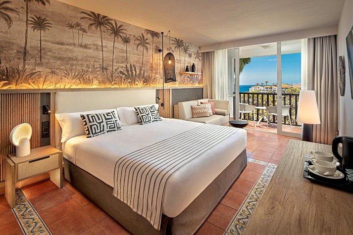 Esencia de Fuerteventura by Princess Hotels - Wohnbeispiel Doppelzimmer Standard seitl. Meerblick (Zimmercodierungen DGN & D1N)