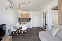 LIVVO Galera Beach - Wohnbeispiel Appartements 1 Schlafzimmer Meerblick (Zimmercodierung ABM)