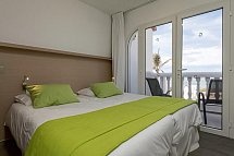 LIVVO Galera Beach - Wohnbeispiel Appartements 1 Schlafzimmer Meerblick (Zimmercodierung ABM)