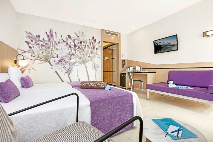 Sumus Hotel Monteplaya - Wohnbeispiel Doppelzimmer Komfort (Zimmercodierung DF1)
