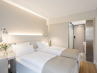 NH Hamburg Mitte - Wohnbeispiel Doppelzimmer Small Standard (Zimmercodierung DB1)