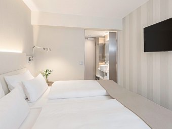 NH Hamburg Mitte - Wohnbeispiel Doppelzimmer Small Standard (Zimmercodierung DB1)