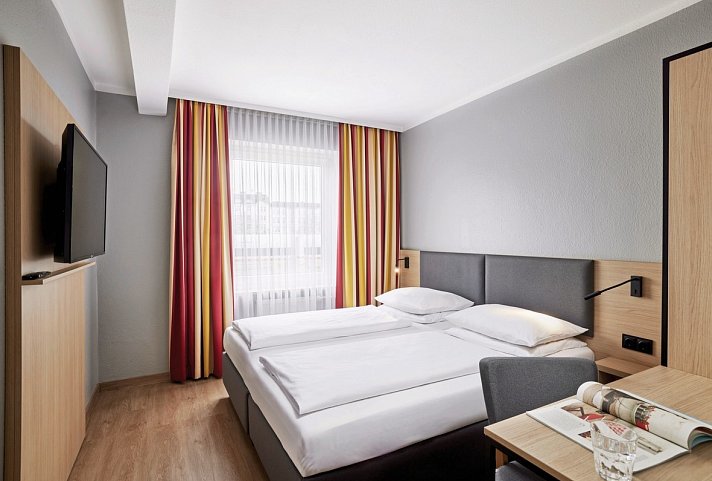 Hotel Central - Wohnbeispiel Doppelzimmer Standard (Zimmercodierung DB1)
