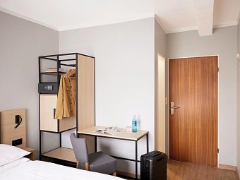 Hotel Central - Wohnbeispiel Doppelzimmer Standard (Zimmercodierung DB1)