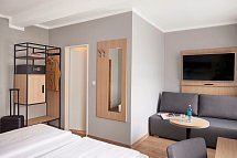 Hotel Central - Wohnbeispiel Doppelzimmer Komfort (Zimmercodierung DF1)