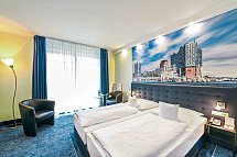 Hotel Hanseport Hamburg - Wohnbeispiel Doppelzimmer Standard (Zimmercodierung DG1)