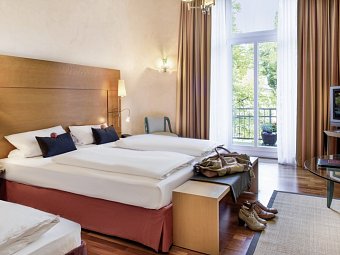 Hotel Vorbach - Wohnbeispiel Doppelzimmer Standard (Zimmercodierung DG1)