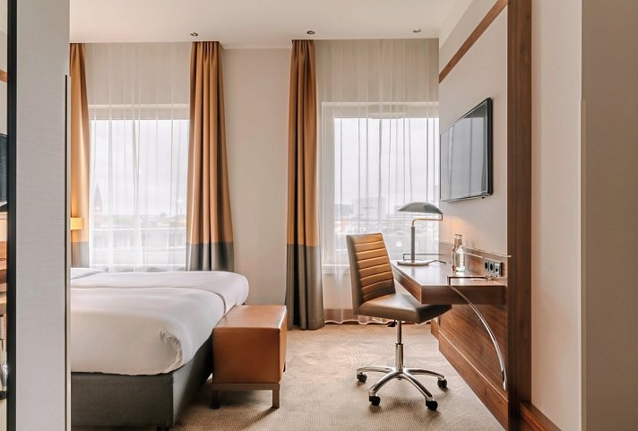 Reichshof Hamburg - Wohnbeispiel Doppelzimmer Medium (Zimmercodierung DB1)