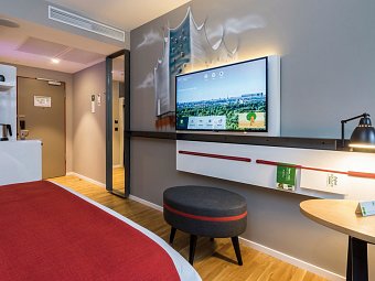 Holiday Inn Hamburg - City Nord - Wohnbeispiel Doppelzimmer Standard (Zimmercodierungen DG1 & DC1)