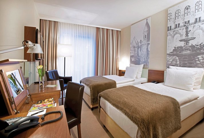 Lindner Hotel Hamburg Am Michel - Wohnbeispiel Doppelzimmer (Zimmercodierung DB1)
