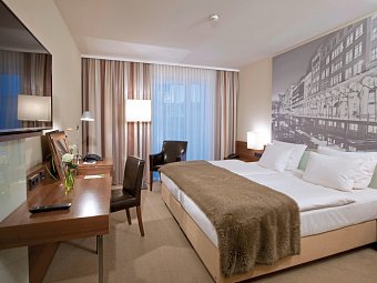 Lindner Hotel Hamburg Am Michel - Wohnbeispiel Doppelzimmer (Zimmercodierung DB1)