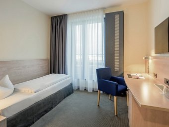 IntercityHotel Hamburg Hauptbahnhof - Wohnbeispiel Einzelzimmer Standard (Zimmercodierung EG1)