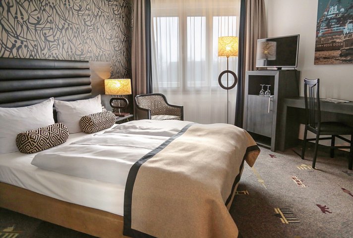 Park Hotel am Berliner Tor - Wohnbeispiel Doppelzimmer Standard (Zimmercodierung DG1)