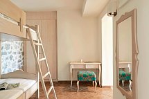 Creta Beach - Wohnbeispiel Familienzimmer Gartenblick (Zimmercodierung F1G)