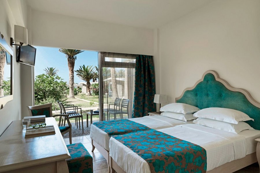 Creta Beach - Wohnbeispiel Doppelzimmer Gartenblick (Zimmercodierung D1G)