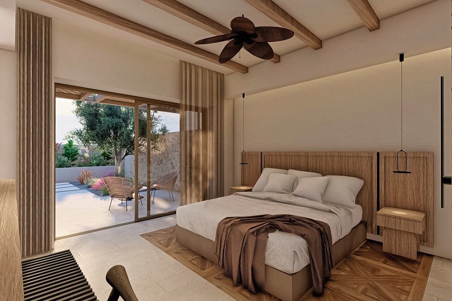 Coriva Beach - Wohnbeispiel Bungalow Gartenblick (Zimmercodierung BBG)