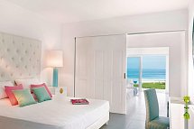 Grecotel LUX ME White - Wohnbeispiel Petit Yali Suite Gemeinschaftspool Meeresfront (Zimmercodierung WBO)