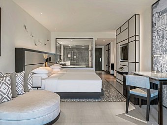 Hyatt Regency Phuket Resort - Wohnbeispiel Twin Garden (Zimmercodierung UD1)