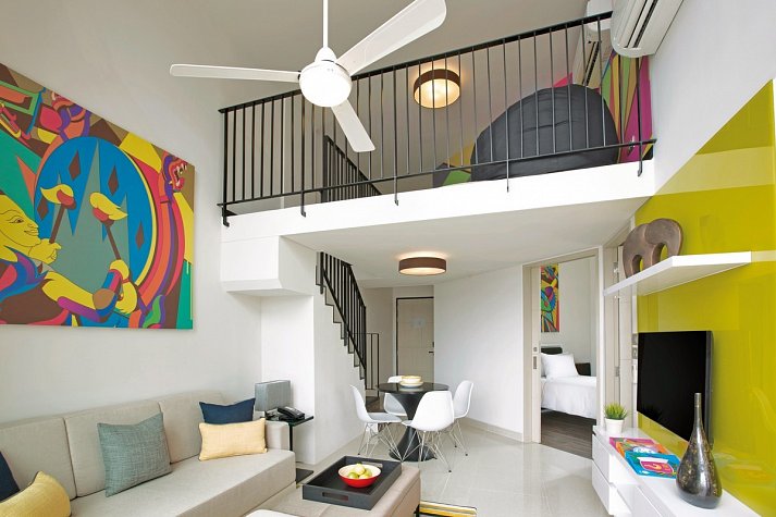 Cassia Phuket - Wohnbeispiel 2 Bedroom Loft (Zimmercodierung WD2)