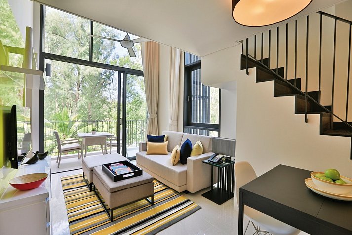 Cassia Phuket - Wohnbeispiel 1 Bedroom Loft (Zimmercodierung WD1)