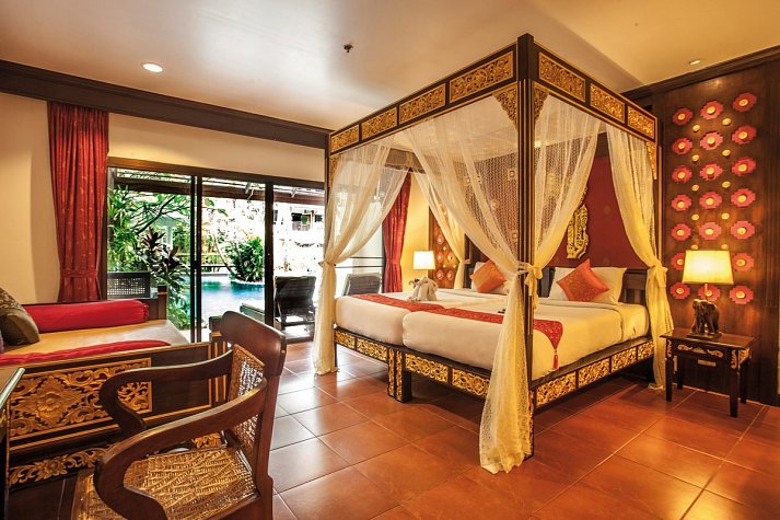 Kata Palm Resort - Wohnbeispiel Deluxe Pool Access (Zimmercodierung UDQ)