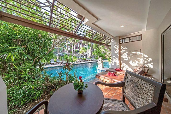 Kata Palm Resort - Wohnbeispiel Deluxe Pool Access (Zimmercodierung UDQ)