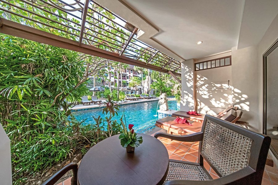 Kata Palm Resort - Wohnbeispiel Deluxe Pool Access (Zimmercodierung UDQ)