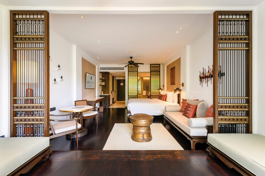 JW Marriott Khao Lak Resort & Spa - Wohnbeispiel Familienzimmer mit Poolblick