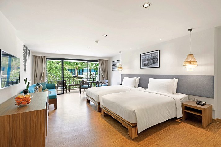 Outrigger Khao Lak Beach Resort - Wohnbeispiel Deluxe Garden Terrace (Zimmercodierung UD2)