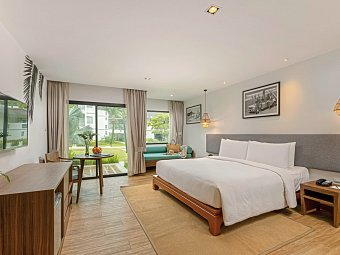 Outrigger Khao Lak Beach Resort - Wohnbeispiel Deluxe Garden Terrace (Zimmercodierung UD2)