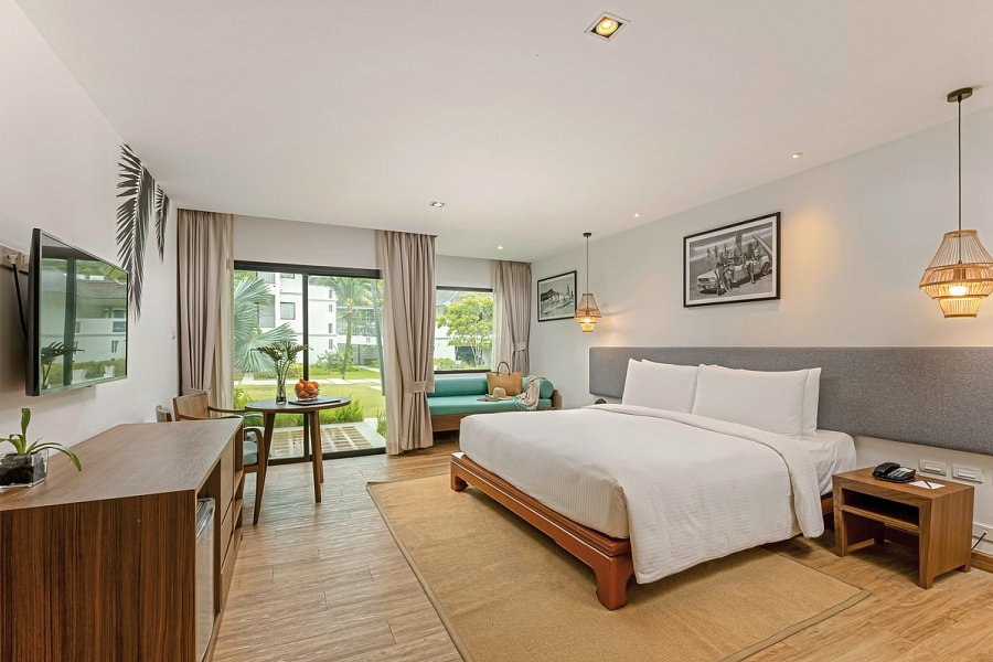 Outrigger Khao Lak Beach Resort - Wohnbeispiel Deluxe Garden Terrace (Zimmercodierung UD2)