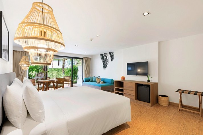 Outrigger Khao Lak Beach Resort - Wohnbeispiel Deluxe Garden Terrace (Zimmercodierung UD2)