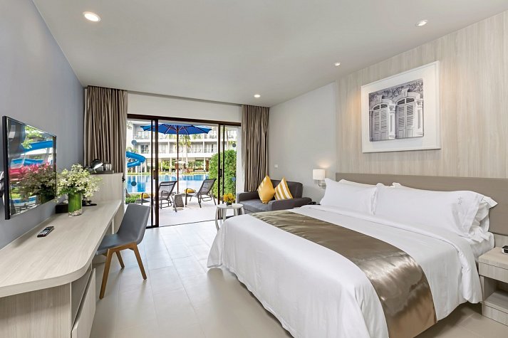 X10 Khaolak Resort - Wohnbeispiel Deluxe Pool Access Beach Wing (Zimmercodierung UDQ)