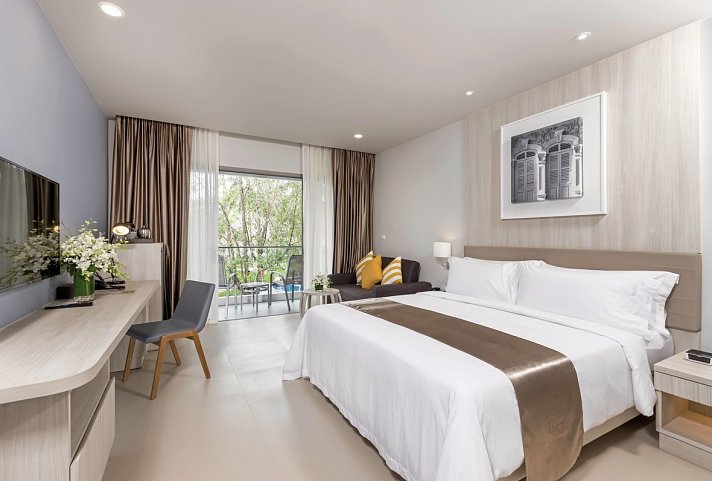 X10 Khaolak Resort - Wohnbeispiel Deluxe Pool View Beach Wing (Zimmercodierung UDP)