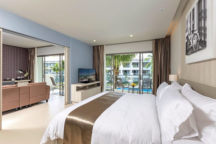 X10 Khaolak Resort - Wohnbeispiel Couple Suite (Zimmercodierung WD1)