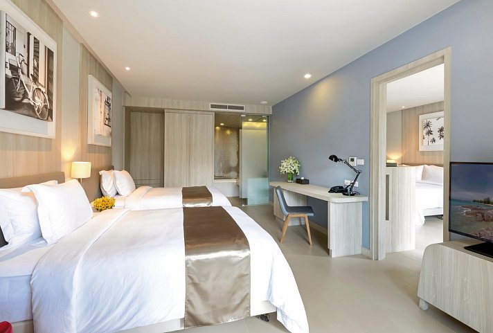 X10 Khaolak Resort - Wohnbeispiel Two Bedroom Suite (Zimmercodierung WB2)