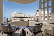 Moana Surfrider, A Westin Resort & Spa, Waikiki Beach - Wohnbeispiel Tower Partial Ocean View (Zimmercodierungen UBN, U1N, U2N & U3N)