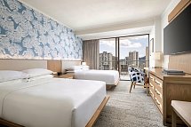 Sheraton Princess Kaiulani - Wohnbeispiel Tower Ocean Room 2 Doubles (Zimmercodierungen U1M, U2M, U3M & U4M)