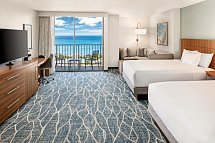 Hyatt Place Waikiki Beach - Wohnbeispiel Speciality Ocean View 2 Queens (Zimmercodierung U4M)